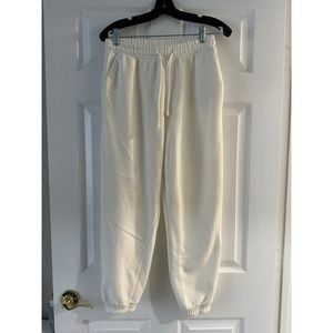 Zara cream colored sweatpants